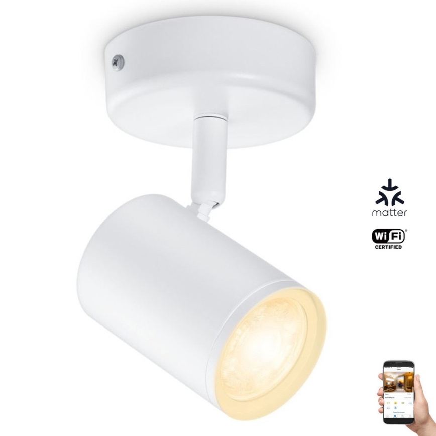 WiZ - Dimbare LED Spot IMAGEO 1xGU10/4,9W/230V 2700-6500K CRI 90 Wi-Fi wit