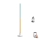 WiZ - Dimbare Staande LED RGBW Lamp POLE LED/13W/230V 2200-6500K Wi-Fi