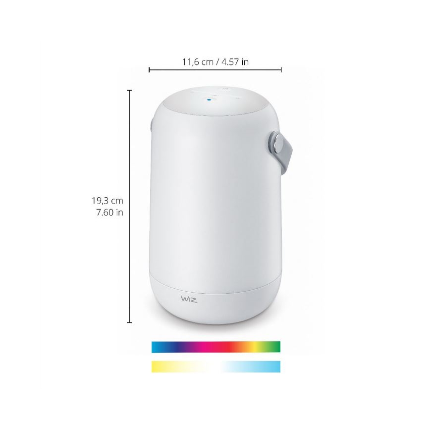 WiZ - Draagbare en Dimbare LED RGBW Lamp MOBILE LED/13,5W/5V 2200-6500K Wi-Fi