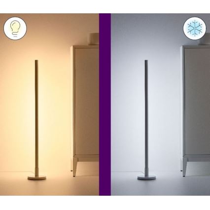 WiZ - Lampadaire LED RVBW à intensité variable POLE LED/13W/230V 2200-6500K Wi-Fi