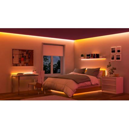 WiZ - LED RGBIC Dimbare strip 4m LED/10,2W/5V 2700-6500K Wi-Fi