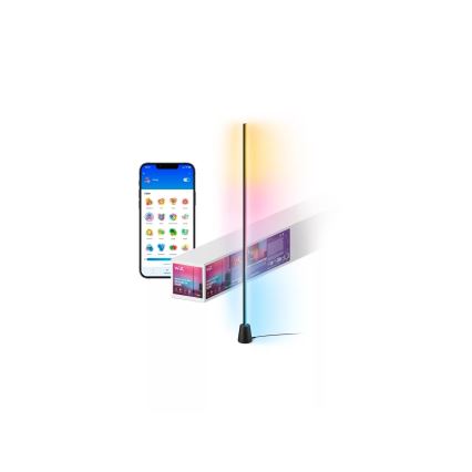 WiZ - LED RGBIC dimbare vloerlamp GRADIENT LED/9,7W/230V 2700-6500K Wi-Fi