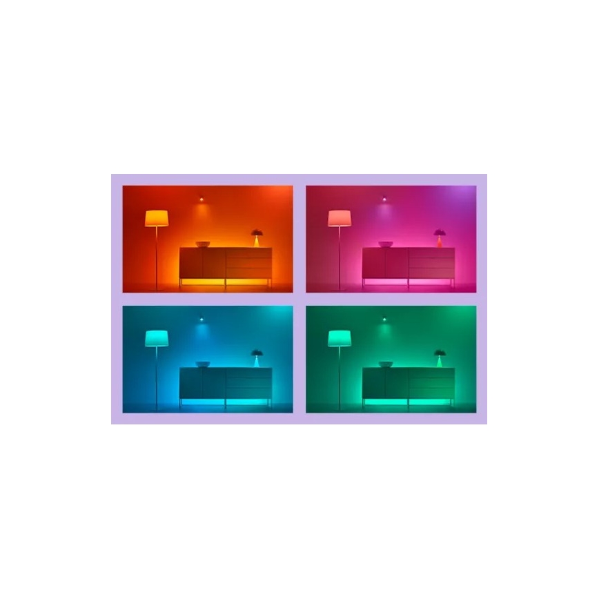 WiZ - LED RGBIC dimbare vloerlamp GRADIENT LED/9,7W/230V 2700-6500K Wi-Fi