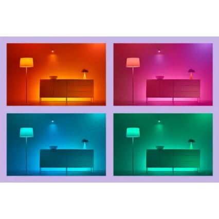 WiZ - Lampadaire LED RGBIC dimmable GRADIENT LED/9,7W/230V 2700-6500K Wi-Fi