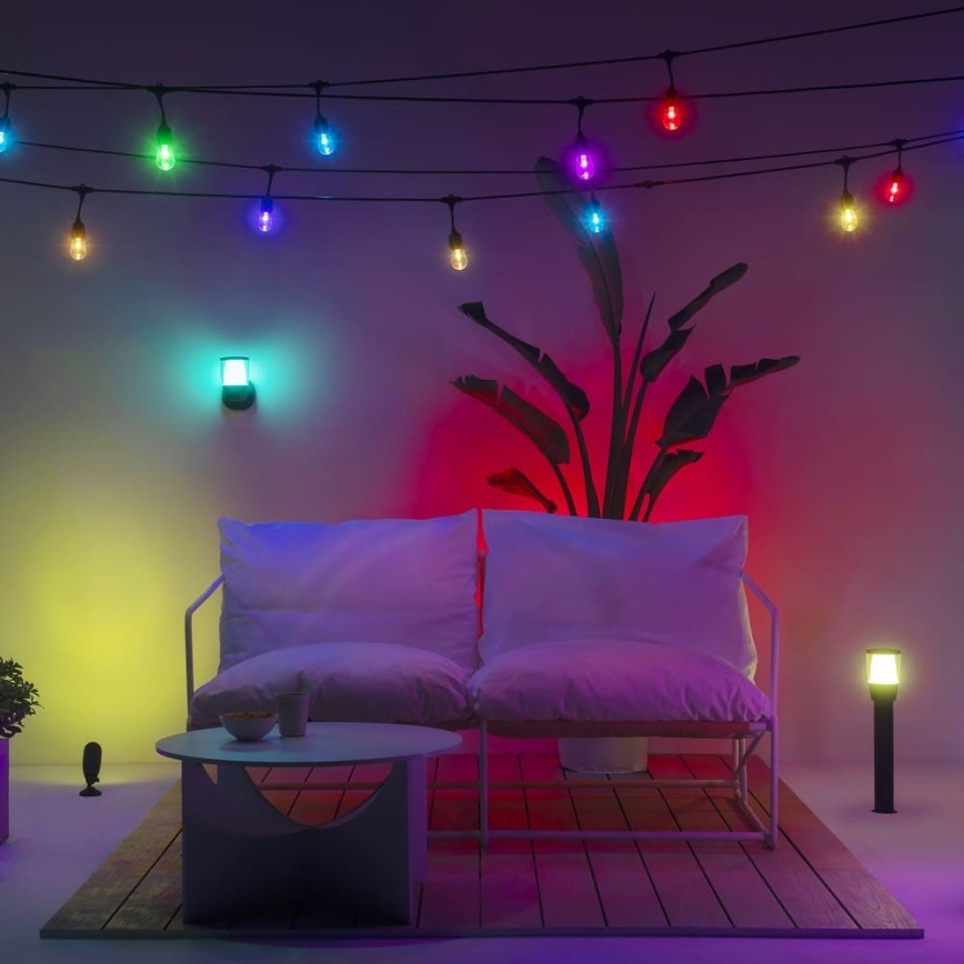 WiZ - LED RGBW dimbare buitenlamp ELPAS LED/4,8W/12/230V 2700-5000K IP65 Wi-Fi