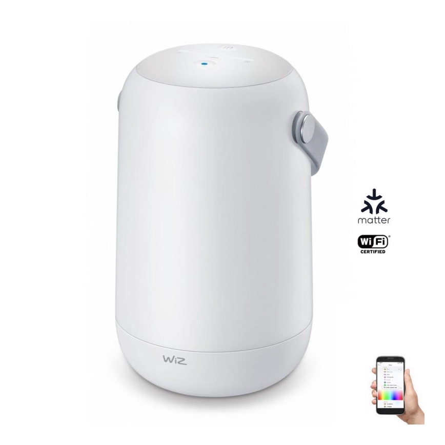 WiZ - LED RGBW Dimbare draagbare lamp MOBILE LED/13,5W/5V 2200-6500K Wi-Fi 1800 mAh