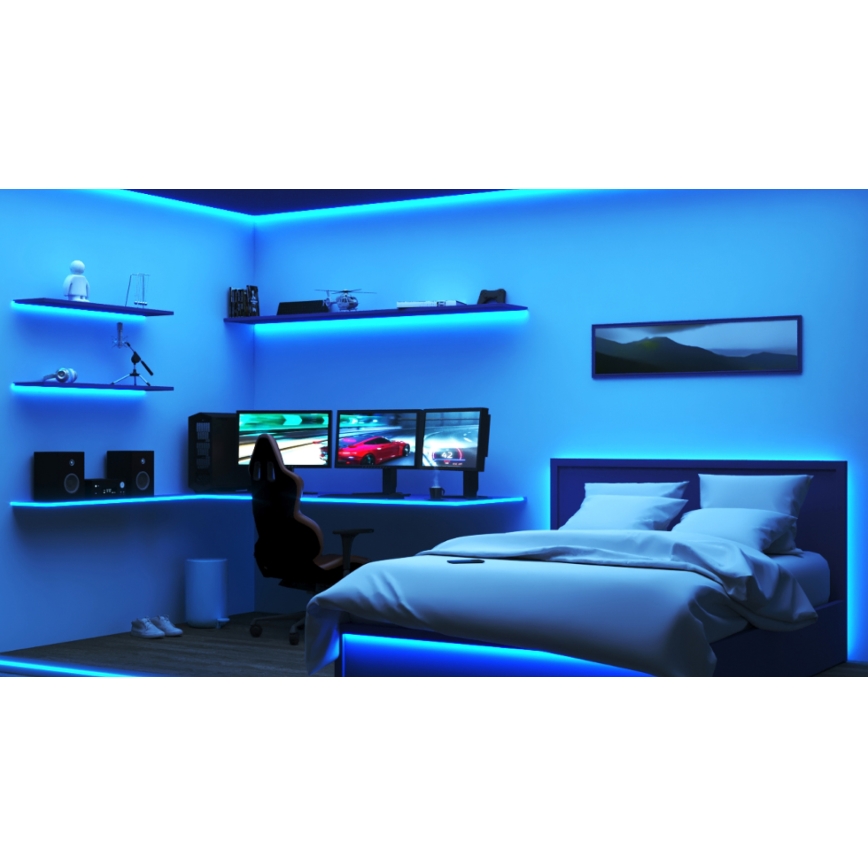 WiZ - LED RGBW dimbare strip 10m LED/12W/230V 2700-6500K Wi-Fi