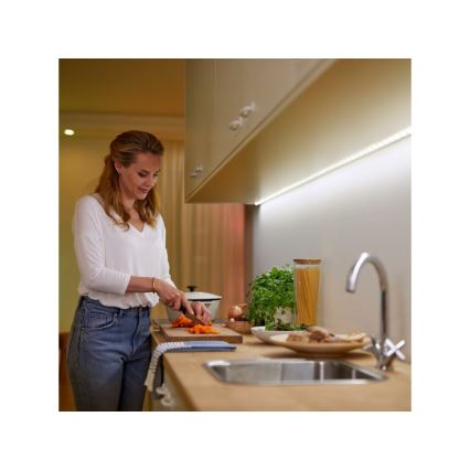 WiZ - LED RGBW Dimbare strip 1m LED/11W/12V 2700-6500K Wi-Fi