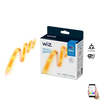 WiZ - LED RGBW Dimbare strip 4m LED/13W/230V 2700-6500K Wi-Fi