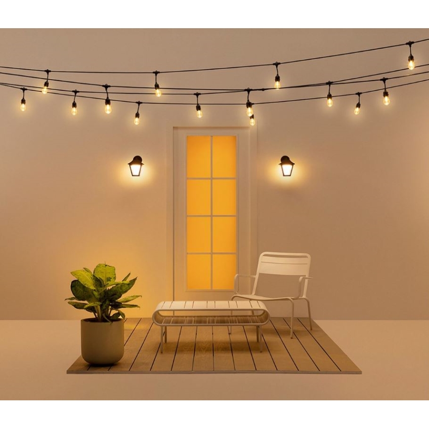 WiZ - LED RGBW Dimbare wandlamp voor buiten LED/9,5W/230V 2700-5000K IP44 Wi-Fi