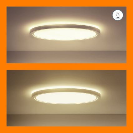 WiZ - Plafonnier à intensité variable LED RVB SUPERSLIM LED/32W/230V 2700-6500K Wi-Fi blanc