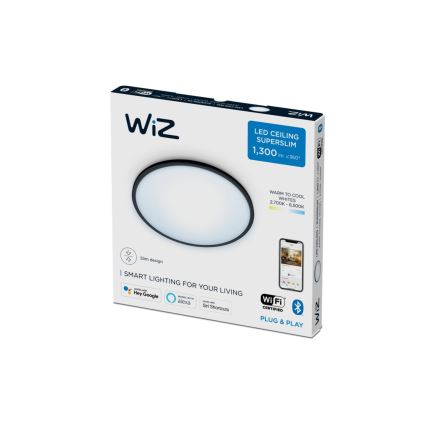 WiZ - Plafonnier LED à intensité variable SUPERSLIM LED/14W/230V 2700-6500K Wi-Fi