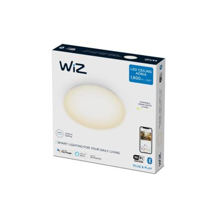 WiZ - Plafonnier LED à intensité variable SUPERSLIM LED/17W/230V 2700K Wi-Fi