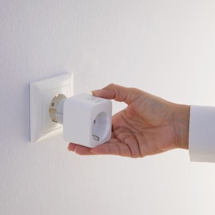 WiZ - Prise connectée E 2300W + compteur d'énergie Wi-Fi