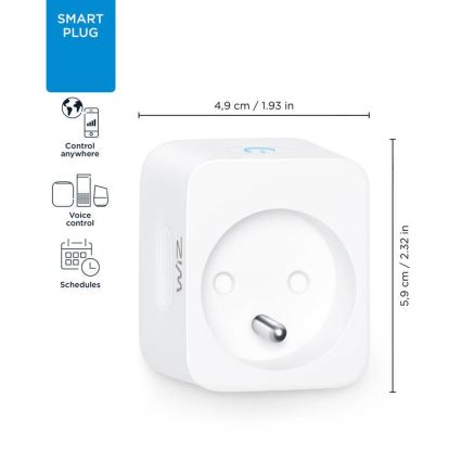 WiZ - Prise connectée E 2300W Wi-Fi