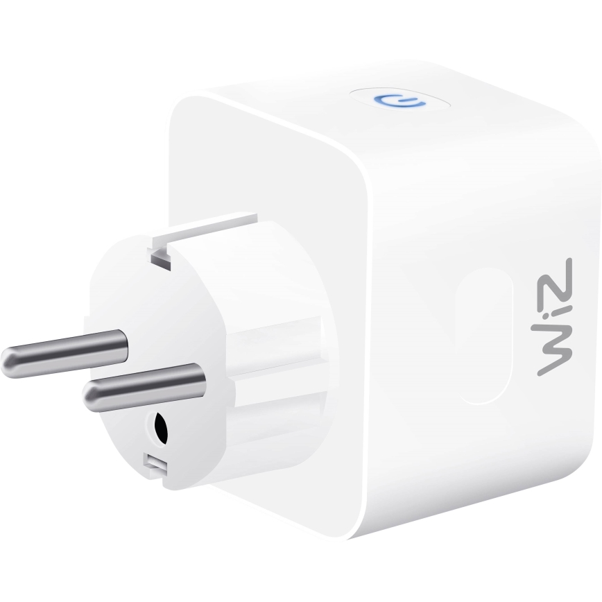 WiZ - Prise connectée F 2300W + powermeter Wi-Fi SCHUKO
