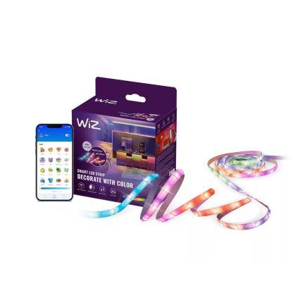 WiZ - Ruban LED RGBIC dimmable 4m LED/10,2W/5V 2700-6500K Wi-Fi