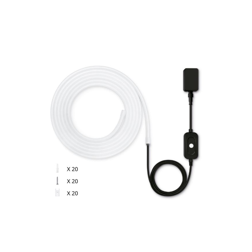 WiZ - Ruban LED RGBW à intensité variable extérieur 5m LED/24W/230V 2700-5000K Wi-Fi IP65