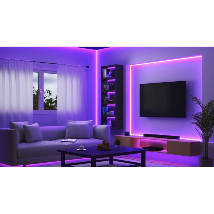 WiZ - Ruban RGBW à intensité variable 4m LED/6,5/230V 2700-6500K Wi-Fi