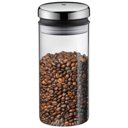 WMF - Bocal alimentaire en verre DEPOT 1l acier inoxydable
