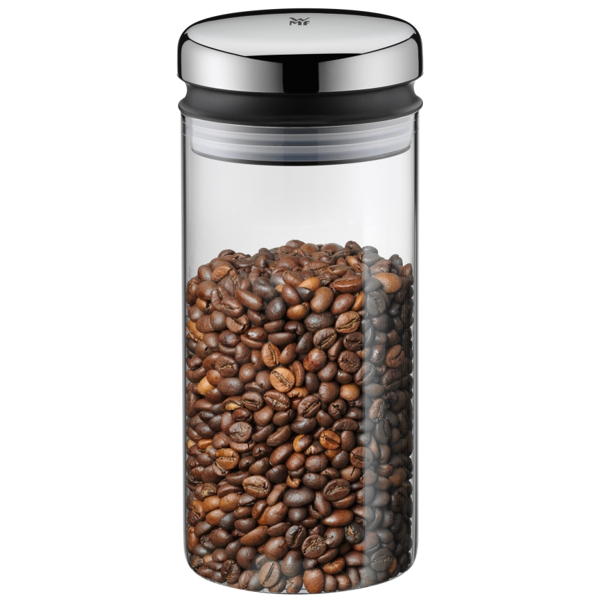 WMF - Bocal alimentaire en verre DEPOT 1l acier inoxydable