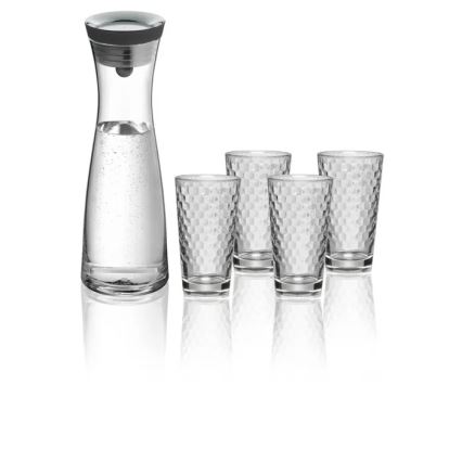 WMF - Carafe à eau Basic 1 l + 4 verres