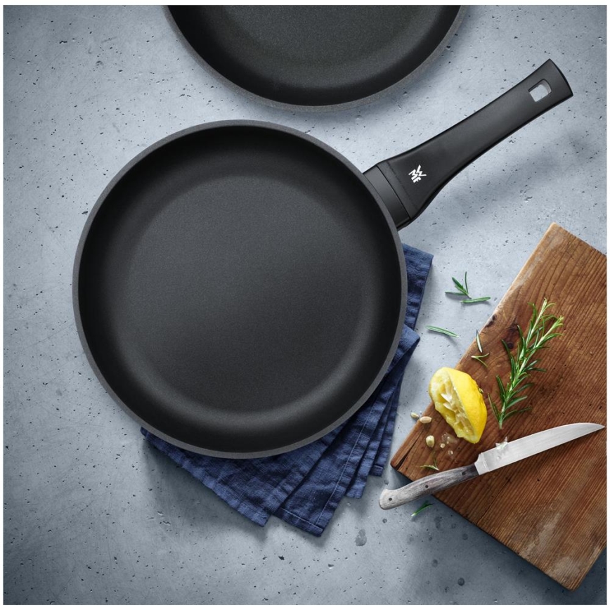 WMF - Ensemble de 2 poêles PERMADUR EXCELLENT Ø 24/28 cm, noires