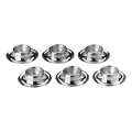 WMF - Ensemble de 6 coquetiers CROMARGAN AKTUELL en acier inoxydable