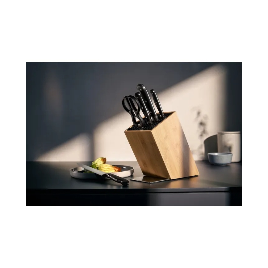 WMF - Ensemble de 6 couteaux de cuisine avec bloc SPITZENKLASSE PLUS