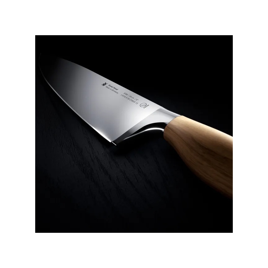 WMF - Ensemble de 6 couteaux de cuisine GRAND WOOD avec bloc à couteaux
