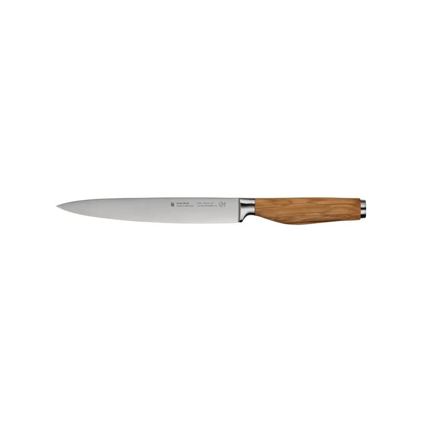 WMF - Ensemble de 6 couteaux de cuisine GRAND WOOD avec bloc à couteaux