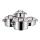 WMF - Ensemble de casseroles 4pcs FUNCTION acier inoxydable
