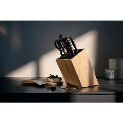 WMF - Ensemble de couteaux de cuisine SPITZENKLASSE PLUS avec bloc, 6 pièces