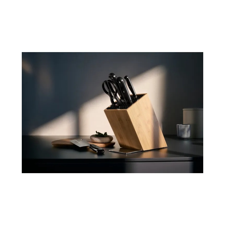 WMF - Ensemble de couteaux de cuisine SPITZENKLASSE PLUS avec bloc, 6 pièces