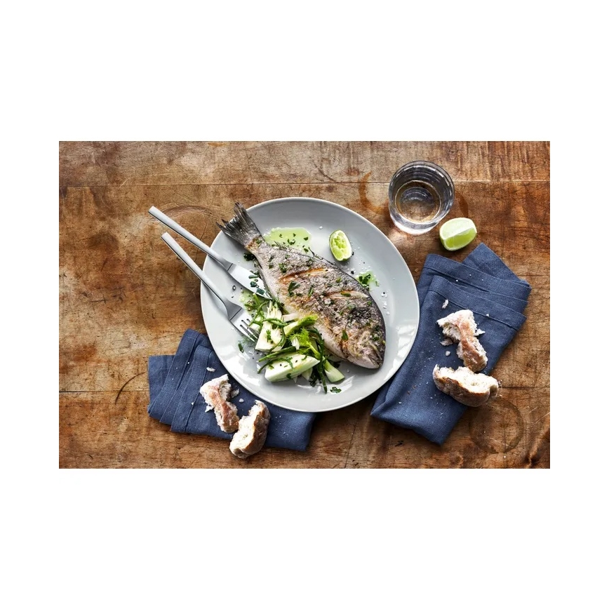 WMF - Ensemble de couverts à poisson en acier inoxydable NUOVA 12 pièces