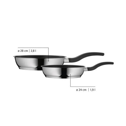 WMF - Ensemble de poêles DEVIL Ø 24/28 cm