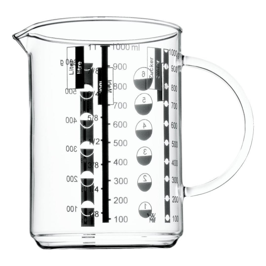 WMF - Glazen maatbeker GOURMET 1l