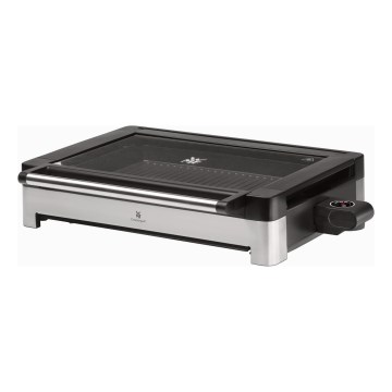 WMF - Gril électrique de table avec couvercle LONO 2200W/230V acier inoxydable