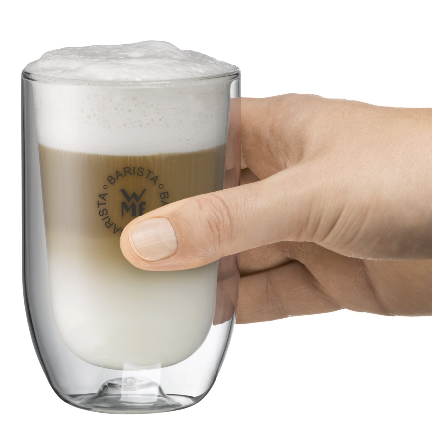 WMF - LOT 2x Verre à latte macchiato BARISTA 280 ml
