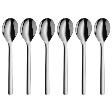 WMF - LOT 6x Cuillère à café NUOVA acier inoxydable
