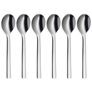 WMF - LOT 6x Cuillère à espresso NUOVA acier inoxydable