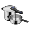 WMF - Lot d'autocuiseurs 6,5 l + 3 l PERFECT PLUS acier inoxydable