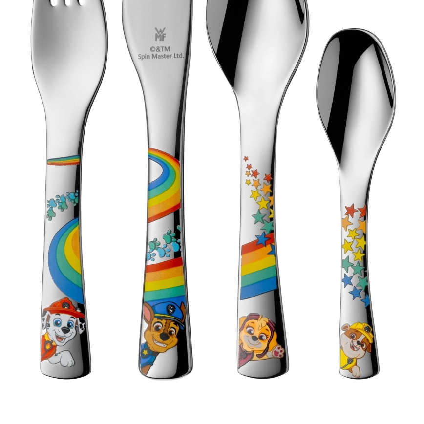 WMF - Lot de couverts pour enfants Pat' patrouille 4pcs