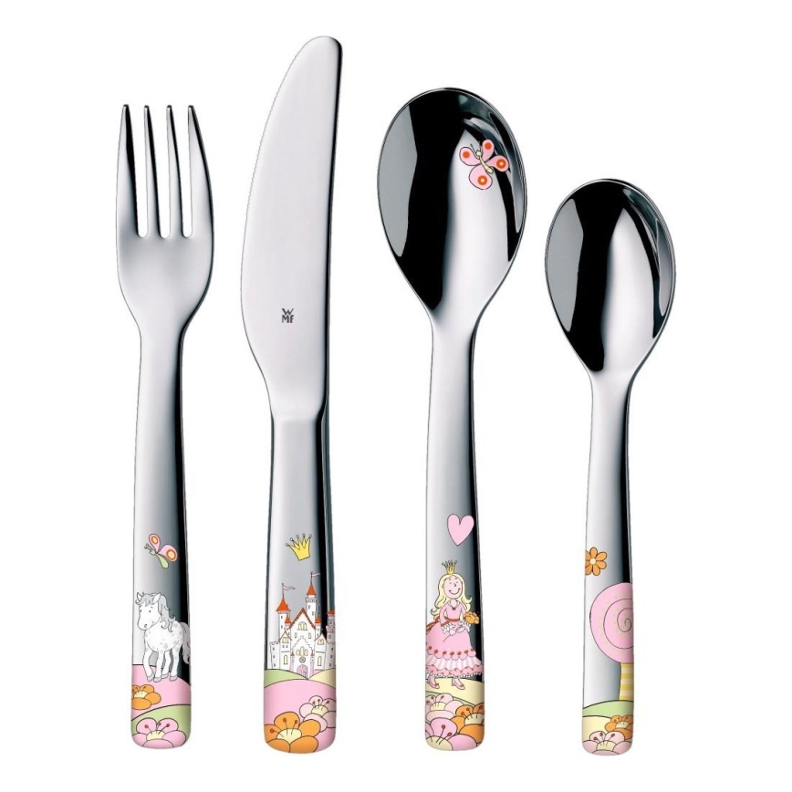 WMF - Lot de couverts pour enfants Princesse Anneli 4pcs
