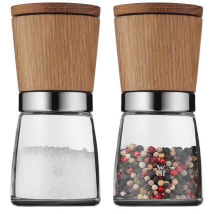 WMF - Lot de moulin à épices 2 pcs NATURE chêne