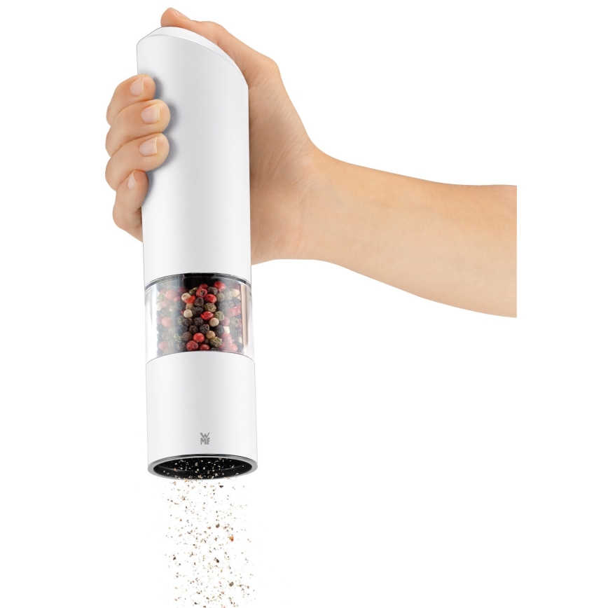 WMF - Moulin à épices électrique 6xAAA blanc