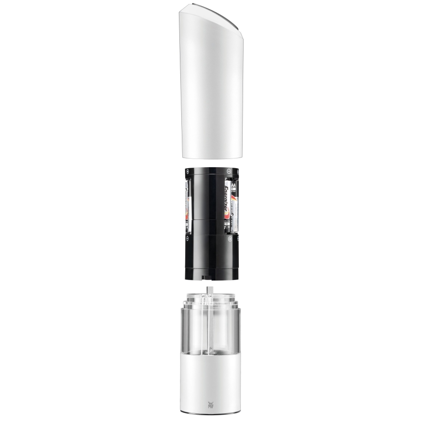 WMF - Moulin à épices électrique 6xAAA blanc