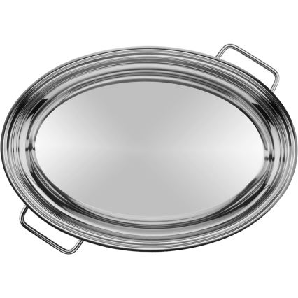 WMF - Ovale braadpan met een deksel  41x28,5 x18 cm roestvrij