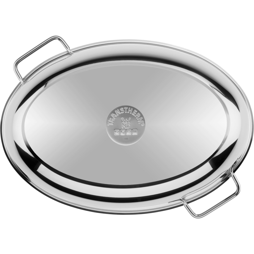 WMF - Ovale braadpan met een deksel  41x28,5 x18 cm roestvrij