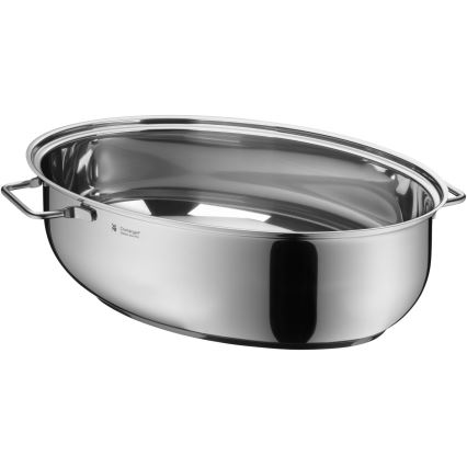 WMF - Ovale braadpan met een deksel  41x28,5 x18 cm roestvrij